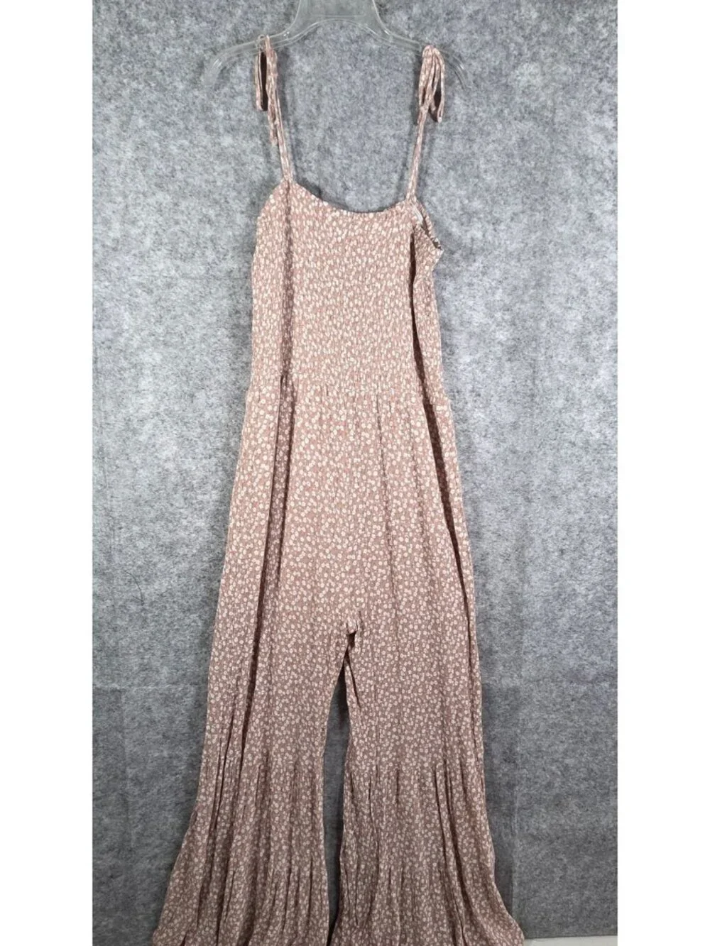 Altar’d State Ella Floral Jumpsuit Women’s Size L Sleeveless Boho Wide Leg - Picture 6 of 10